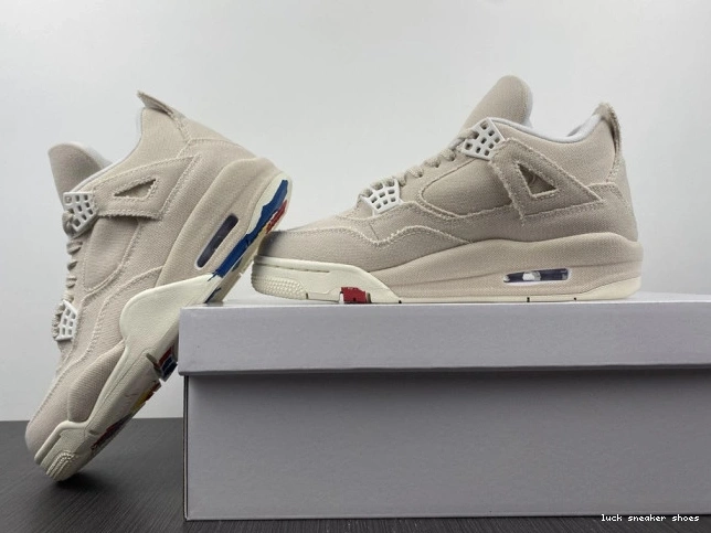 Cheap LUCY Retro DQ4909-100 Canvas Jordan Blank 4 (W) 0724